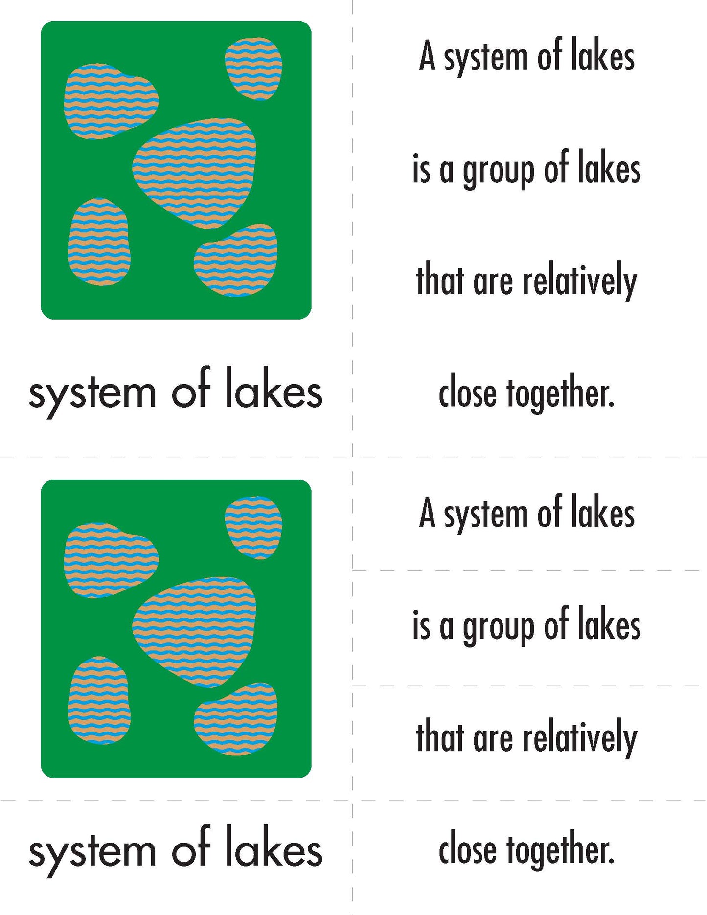 MM-610 Free Download - Land and Water Forms Labels