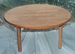 Round Hardwood Table