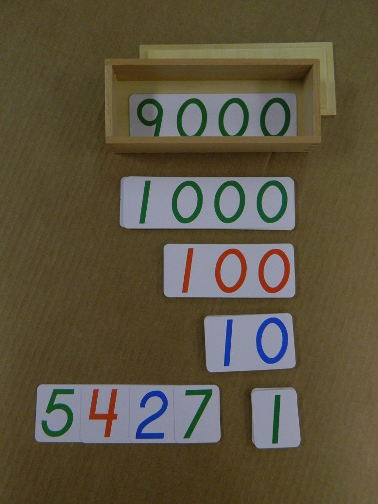 MM-110-B Large Number Cards w/Box