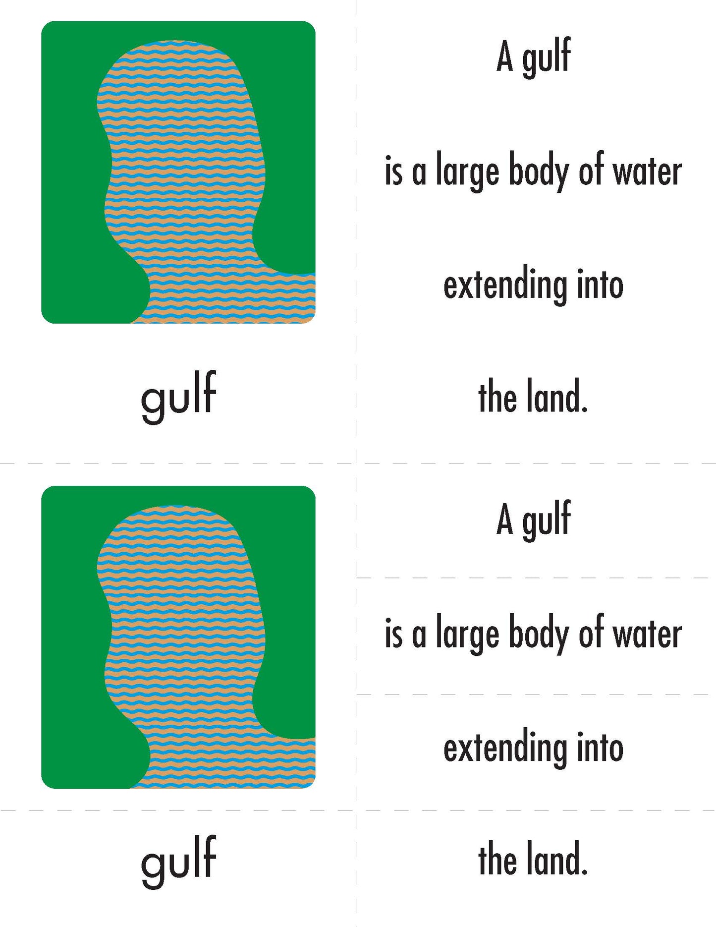 MM-610 Free Download - Land and Water Forms Labels